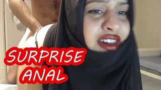 PAINFUL SURPRISE BUTT-SEX WITH MARRIED HIJAB WOMAN !