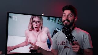 Attractive Step Mom is Tricked and Stuck to my Desk - Cory Chase (REACTION)