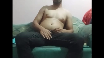 Man masturbating