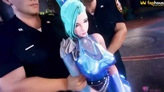 Fine Youngster Selling Her Wet Vagina to four Officers, to Clear Her Debt