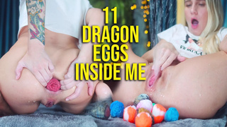Dragon eggs vagina stretching plus butt-sex fisting