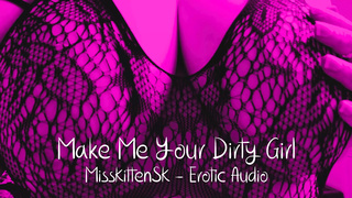 Erotic Audio Roleplay: Make me Your Sleazy Chick