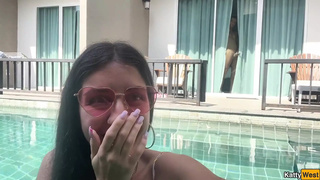 Stranger Lured Me with Hard Rod and He Jizz on My Glasses After Sex - Cumwalk