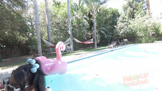 Hard Sausage Sandwich With Gina Valentina & Melissa Moore!
