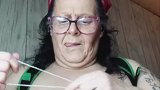 Wild Stepson Tied StepMother up Now Her Pussyis Jizzed up Rough
