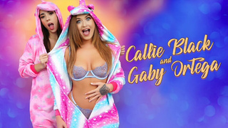 FamilyStrokes - Massive Assed Busty Babes Callie African And Gaby Ortega Bounce On A Large Meat
