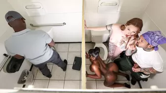 BRAZZERS: The Road Trip Gas Station Glory Hole ft Aria Kai, African Mystique on PornHD