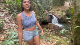 I Go On A Hike To The Woods With My Shy Stepsister And We End Up Fucking Hard Until I Sperm In Her Booty