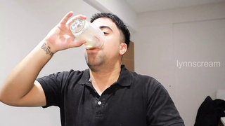 I Fuck My GF in the Rear-end After a Stressful Day at Work - Lynnscream Butt sex Cream pie