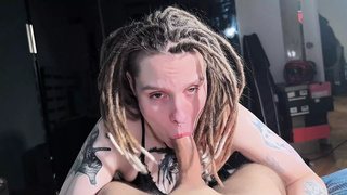 She Travels in Raincoat Just to Lick Cock, but Get Good Rides as a Bonus