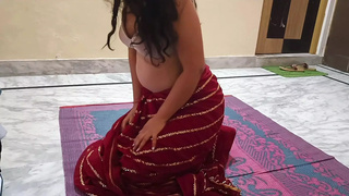 fine saree bhabhi gets wild with her devar for rough and hard butt-sex sex