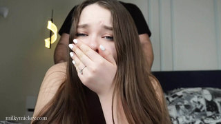 I stopped my stepsister from doing her homework. Boned her in the behind on her parents' bed. Tender ass-sex sex.