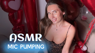 ASMR. Passionate brunette Fast and Aggressive Mic Pumping Your Penis and Make You SPERM. Cleo Patrice