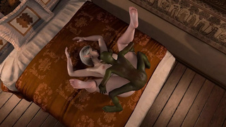 Goblin Pounding Wide Elven Snatch