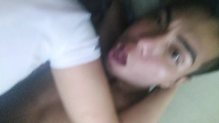 desi hotwife deepthroating my penis before getting rough side hammered