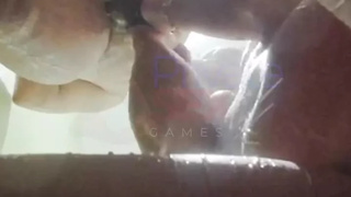 My wifey licks a stranger and gets nailed in the butt at the campsite