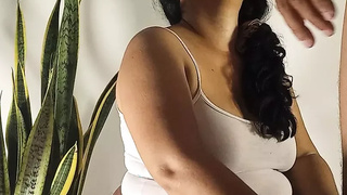Neighbor blowing yummy deep throat