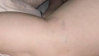 Step mom without bikini hits step son meat with foot