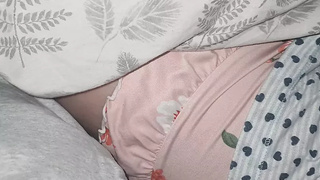 Step mom is going through the Lovense app and hand-job step son