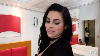 Trapped and Induced to Lick Juicy Twat