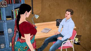 Desi Indian Bhabhi's man nailed the stunning hot doctor