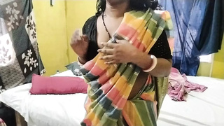 Bade tits wali desi bahu apne sasur ji ke aage ghodi bankar randi ki tarah chudi
