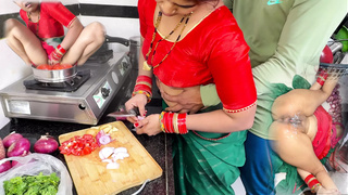 On the second day of Komal's wedding night, the brother-in-law came to the kitchen and made khichdi with the bride