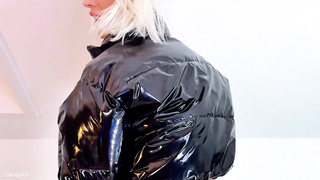 Took Him Home After the Party - Bareback Fuck in Leggings and Down Jacket