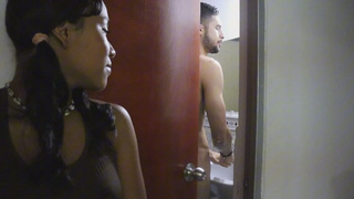 I WAS MASTURBATING IN MY ROOM AND I WANTED TO WATCH MY STEPBROTHER SHOWER IN THE BATHROOM