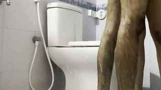 Crazy shower sex by lovers desi