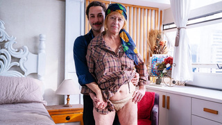 first butt-sex sex with a ugly grandma